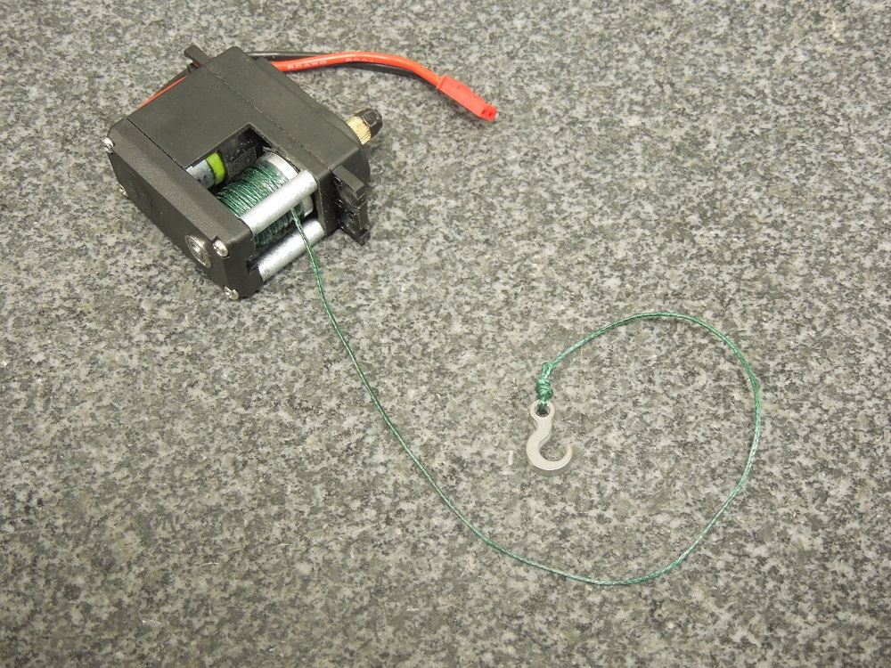 Servo winch spool RCCrawler